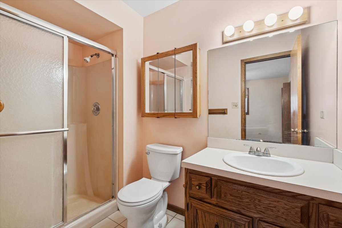 320 South Garfield Avenue New Lenox, IL 60451 - Photo 10 of 20 a bathroom with a sink toilet and shower