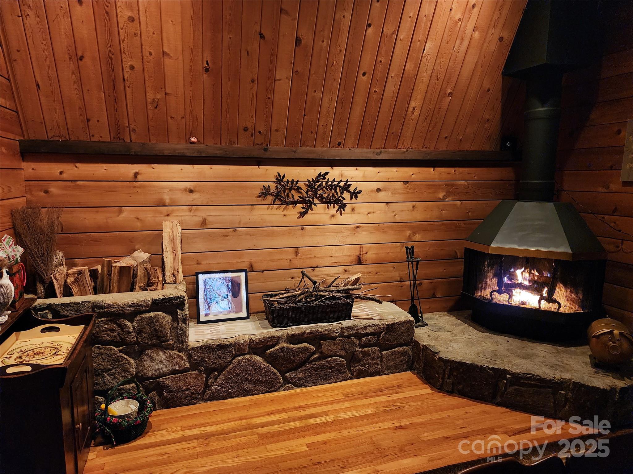 280 Kilgore Road Waynesville, NC 28785 - Photo 8 of 45 a view of living room with furniture and a fireplace