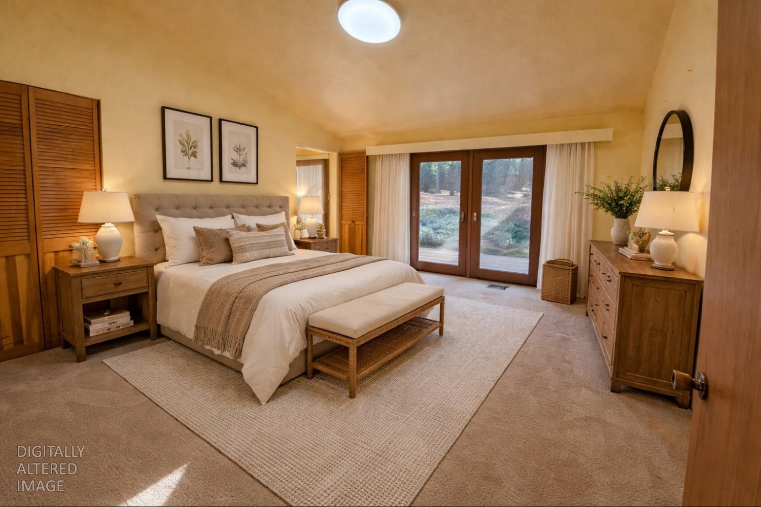 75 Sandy Gulch Lane West Point, CA 95255 - Photo 17 of 39 a spacious bedroom with a bed a couch and dresser