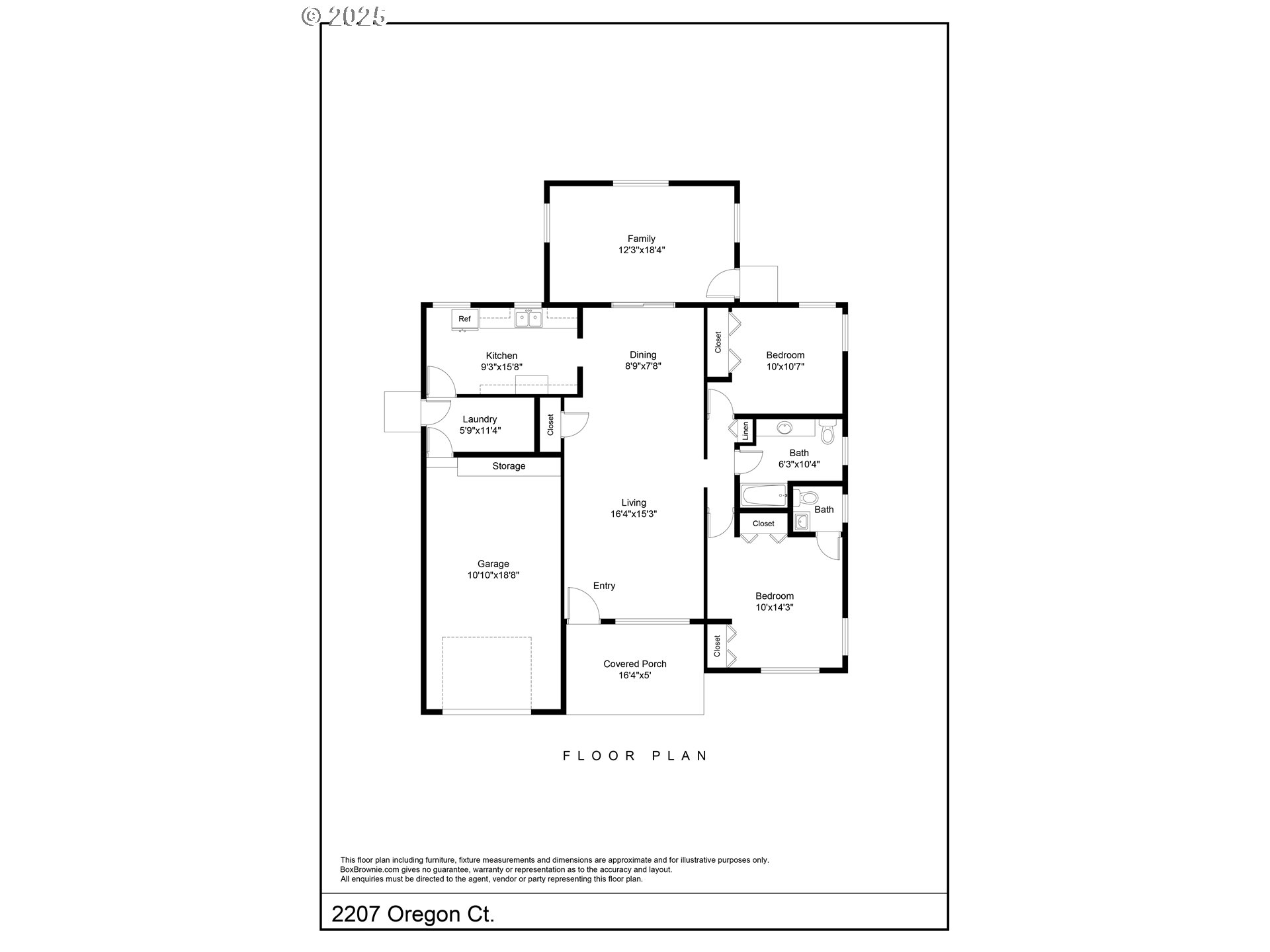 2207 Oregon Court Woodburn, OR 97071 - Photo 22 of 27 a picture of a floor plan