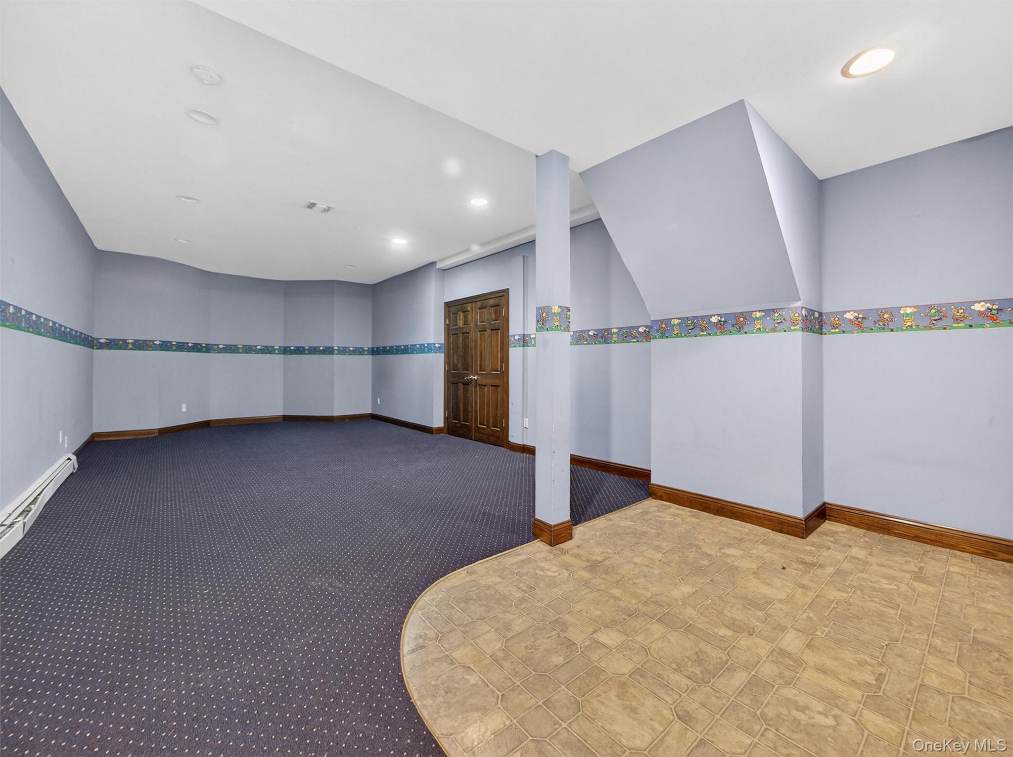 120 East Willow Tree Road Spring Valley, NY 10977 - Photo 32 of 49 Additional living space with recessed lighting and carpet flooring