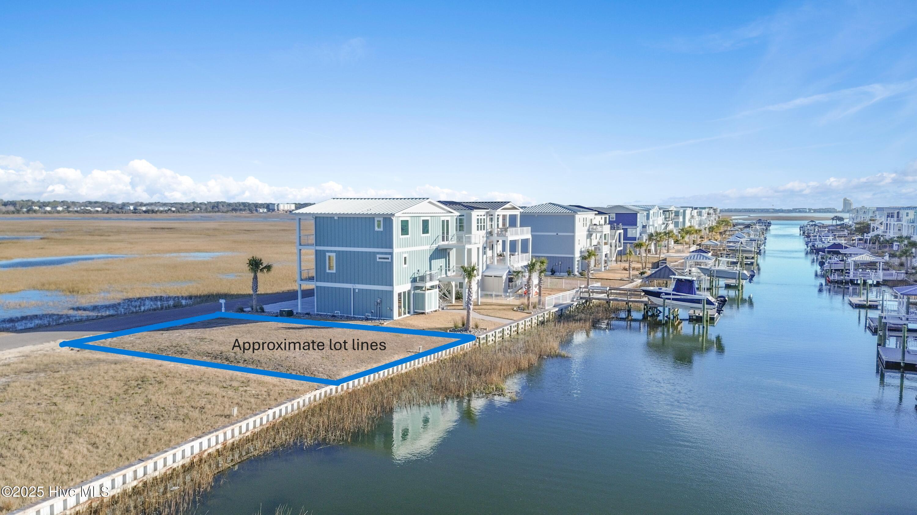 Lot 62 Riverside Drive Sunset Beach, NC 28468 - Photo 3 of 19 Lot 62, look down canal towards OIB w ap