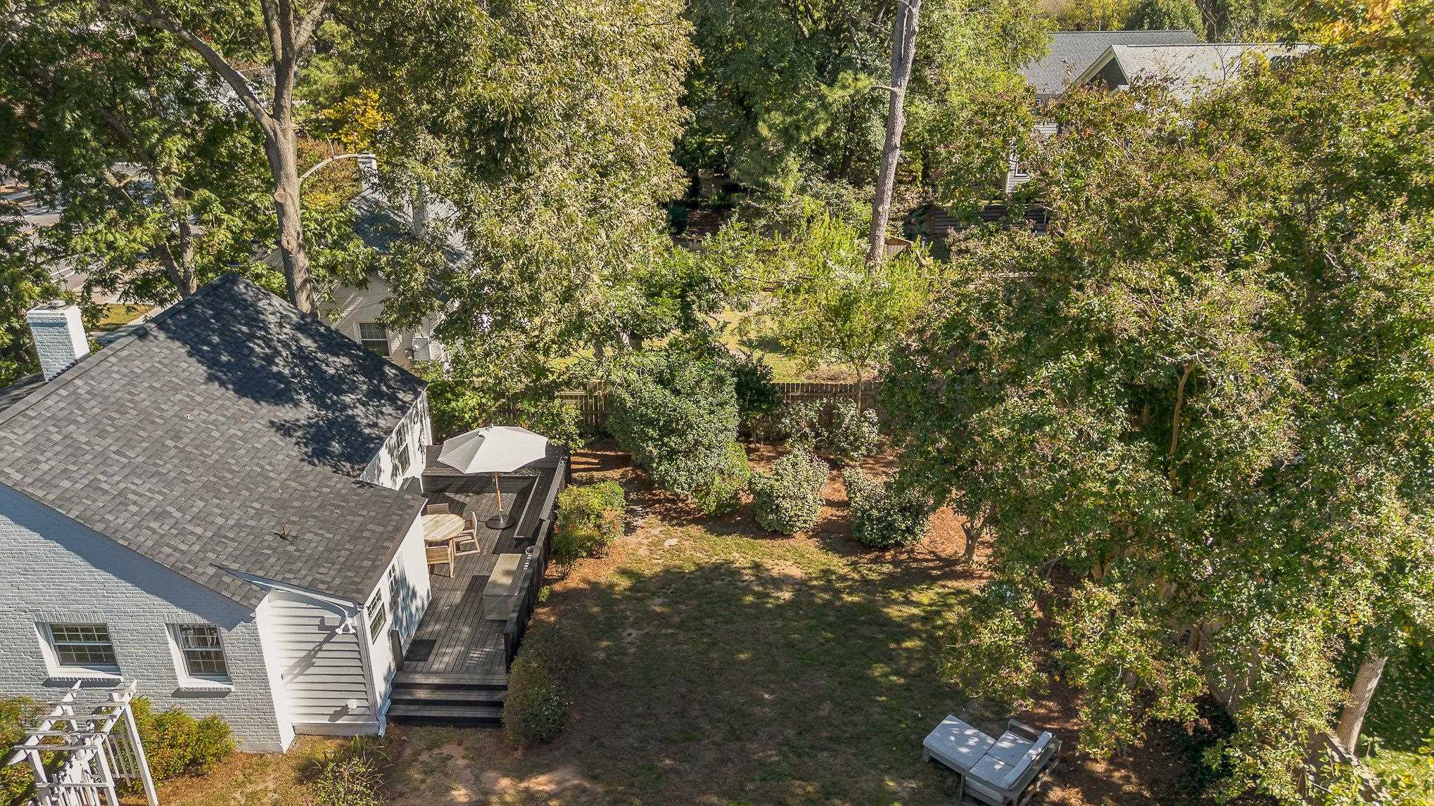 618 East Whitaker Mill Road Raleigh, NC 27608 - Photo 4 of 24 Fantastic tree lined back yard!
