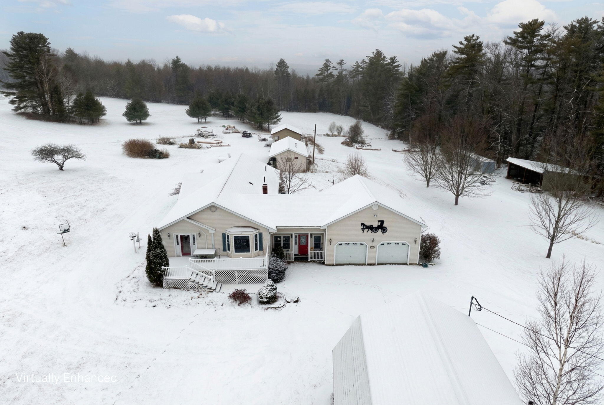 1095 Dixmont Road Etna, ME 04434 - Photo 2 of 89 Front Aerial View