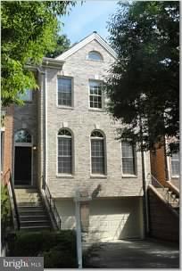 a front view of a house with windows