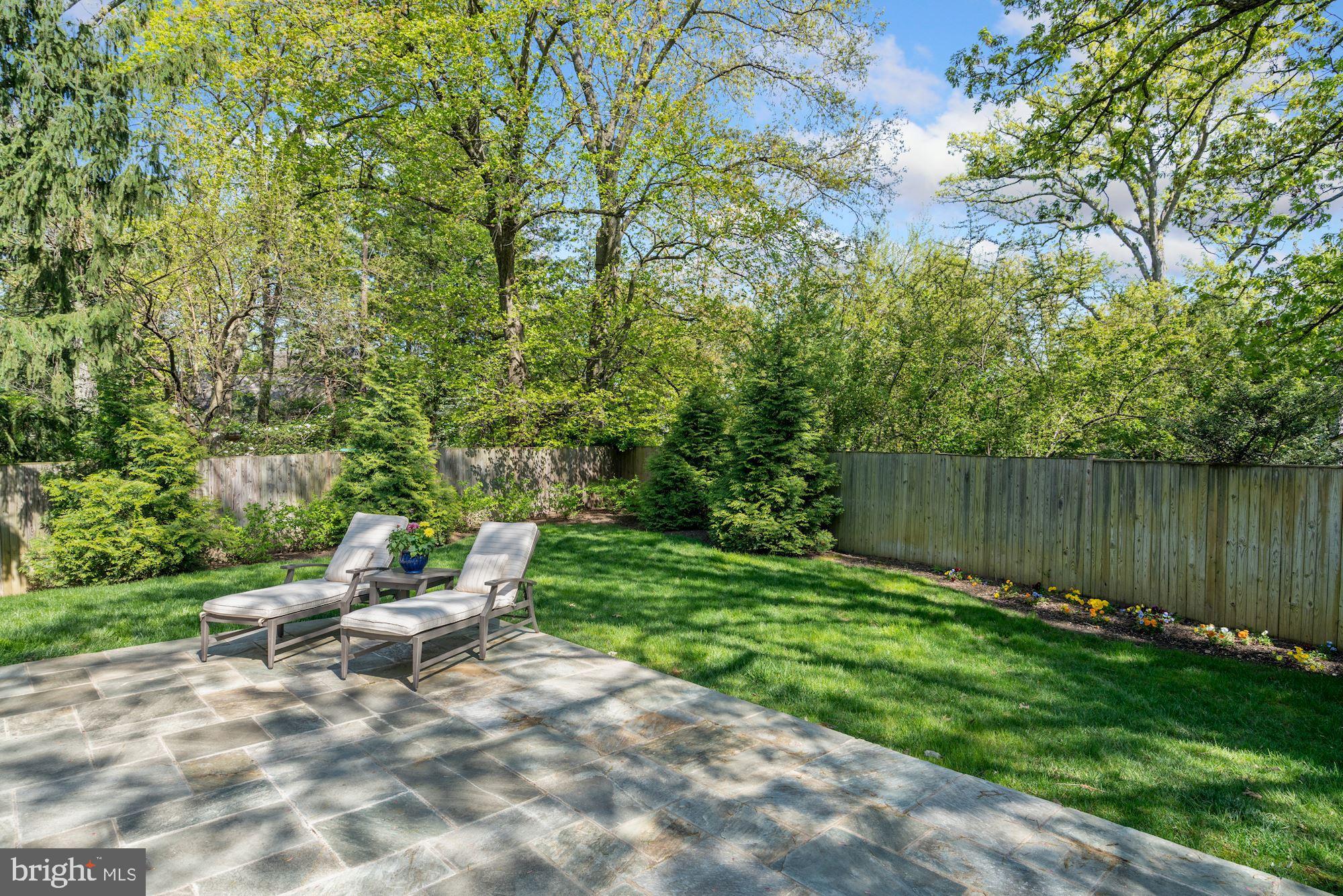 3931 North Glebe Road Arlington, VA 22207 - Photo 37 of 38 Slate Patio and Fenced-In Backyard