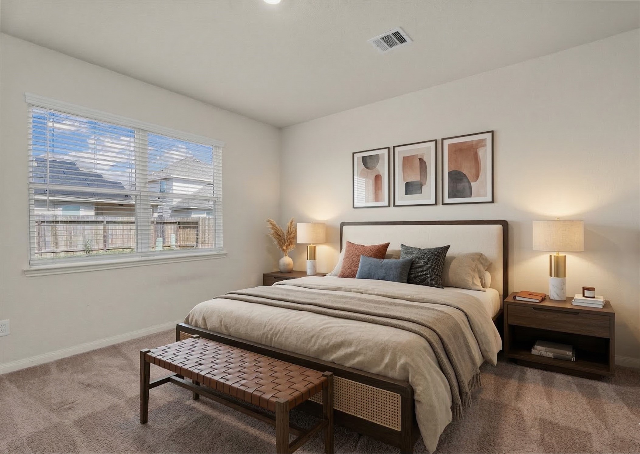 15215 Snowdrop Field Drive Humble, TX 77396 - Photo 23 of 35 a bedroom with a bed and a window