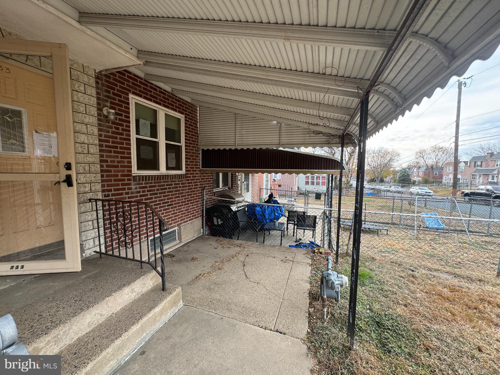 733 Bennington Road Folcroft, PA 19032 - Photo 3 of 25 covered front patio
