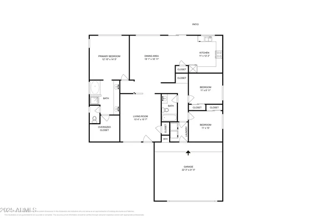 a front view of house with yard and trees in the background