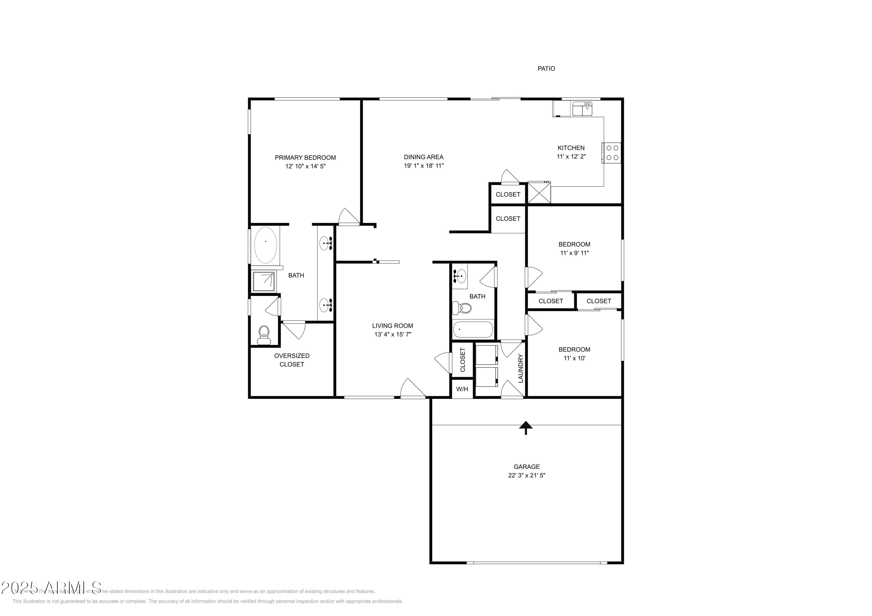 4333 East Ivanhoe Street Gilbert, AZ 85295 - Photo 16 of 16 a picture of a floor plan