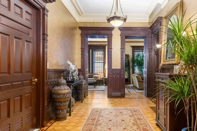 a view of living room filled with furniture