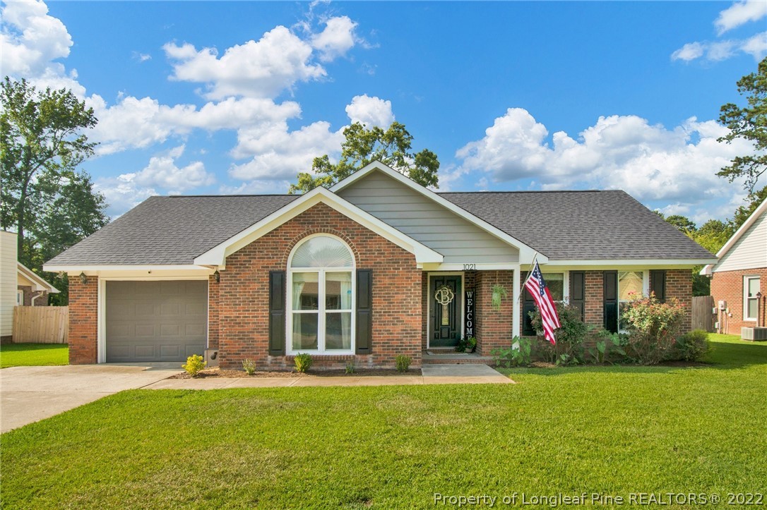 1021 Locks Creek Road Fayetteville, NC 28312 - Photo 1 of 34 a front view of house with yard and green space