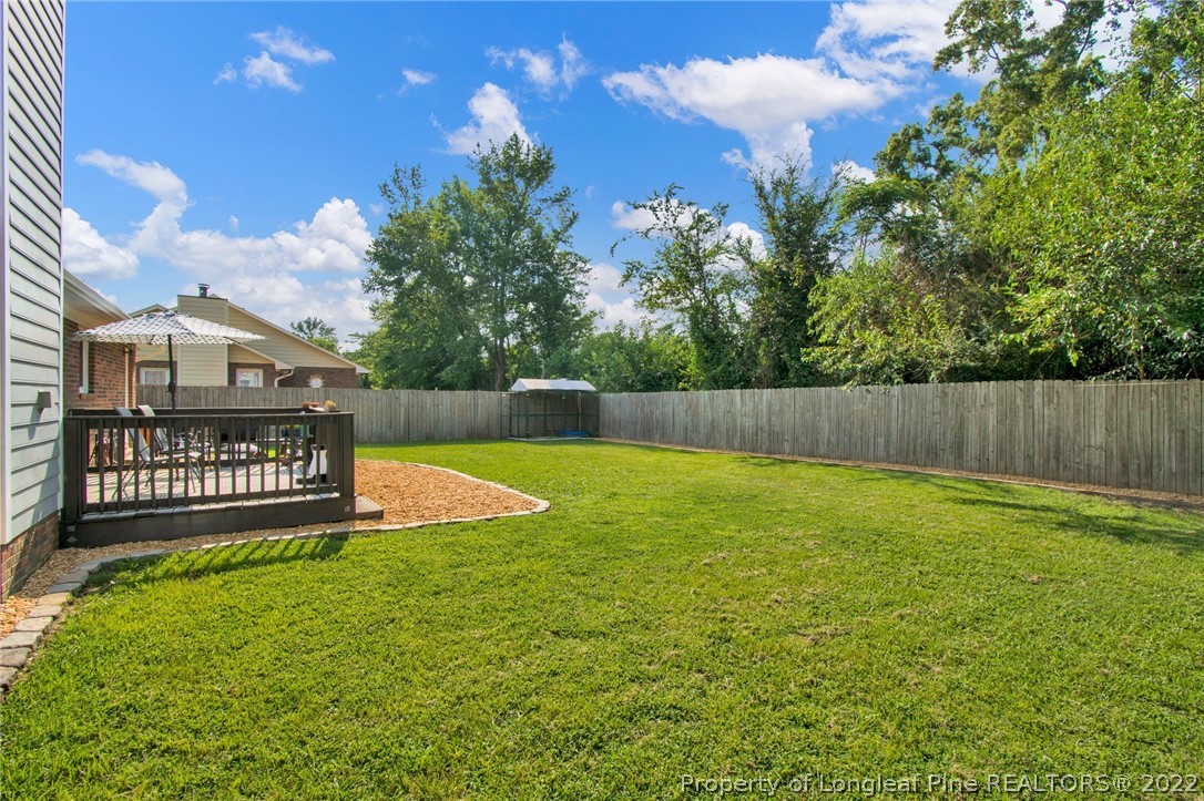 1021 Locks Creek Road Fayetteville, NC 28312 - Photo 32 of 34 a view of outdoor space and yard