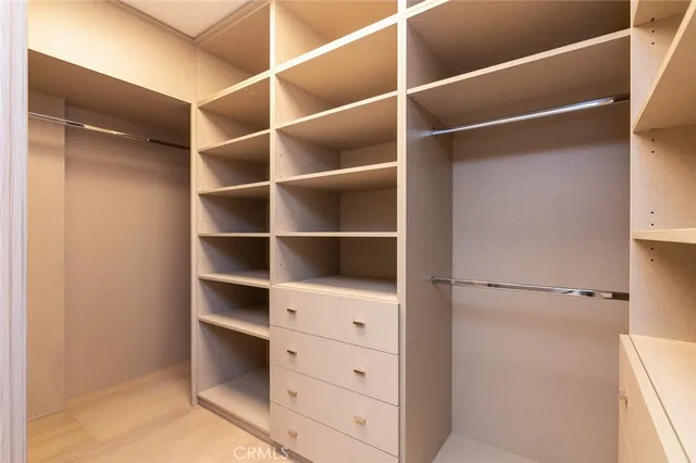 a view of walk in closet