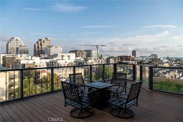 a view of a lake from a balcony