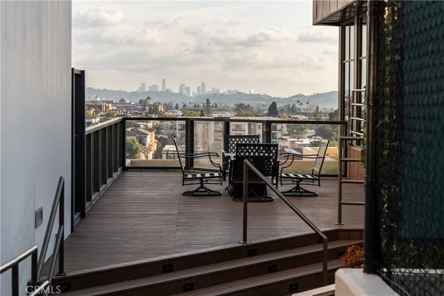 a view of balcony and patio