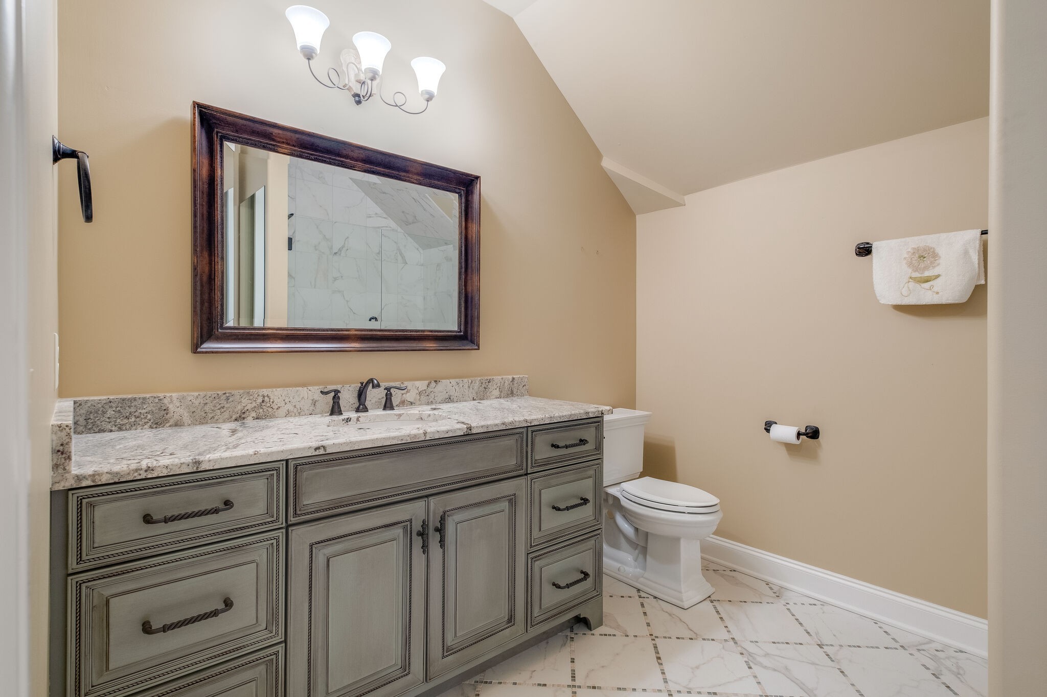 4411 Peytona Lane Franklin, TN 37064 - Photo 33 of 50 a bathroom with a toilet sink and mirror