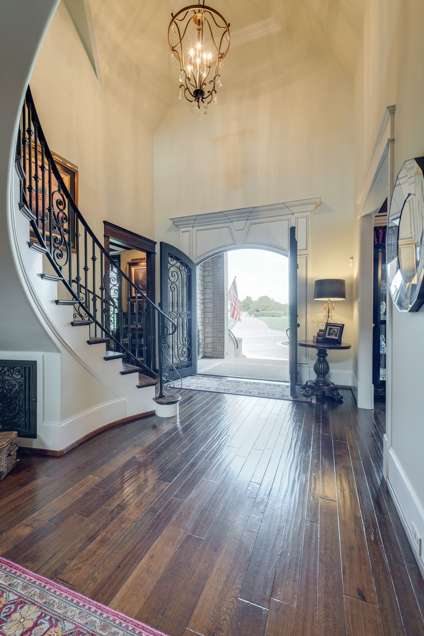 4411 Peytona Lane Franklin, TN 37064 - Photo 5 of 50 a view of entryway and hall with wooden floor