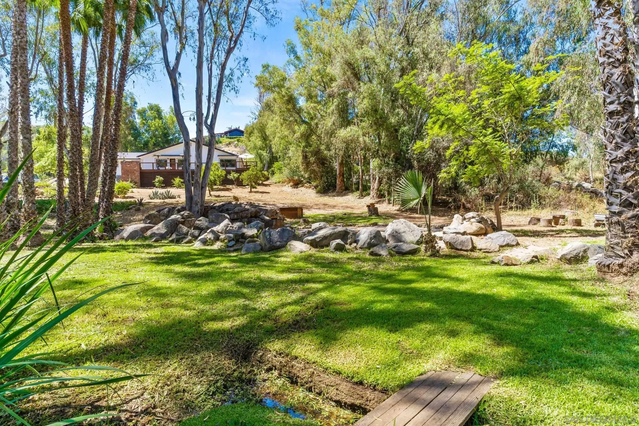 13229 Stone Canyon Road Poway, CA 92064 - Photo 27 of 29 a backyard of a house with lots of green space