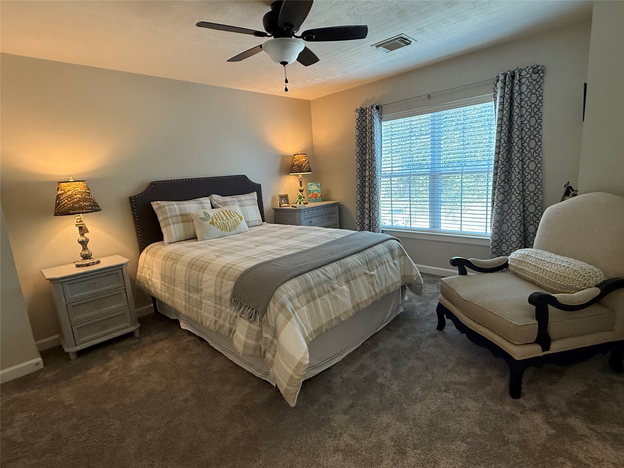 1631 Andrew Chase Lane Spring, TX 77386 - Photo 12 of 16 a bedroom with a bed and a couch