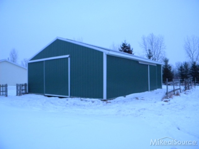 13219 Tibbets Road Memphis, MI 48041 - Photo 18 of 21 This is a view of the pole barn.