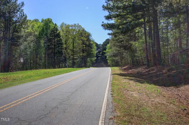 a view of a yard with a trees