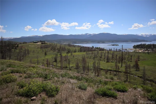 a view of a city with sunset view