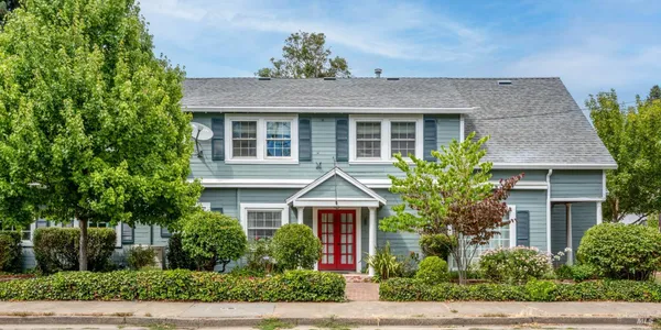 front view of house with a yard