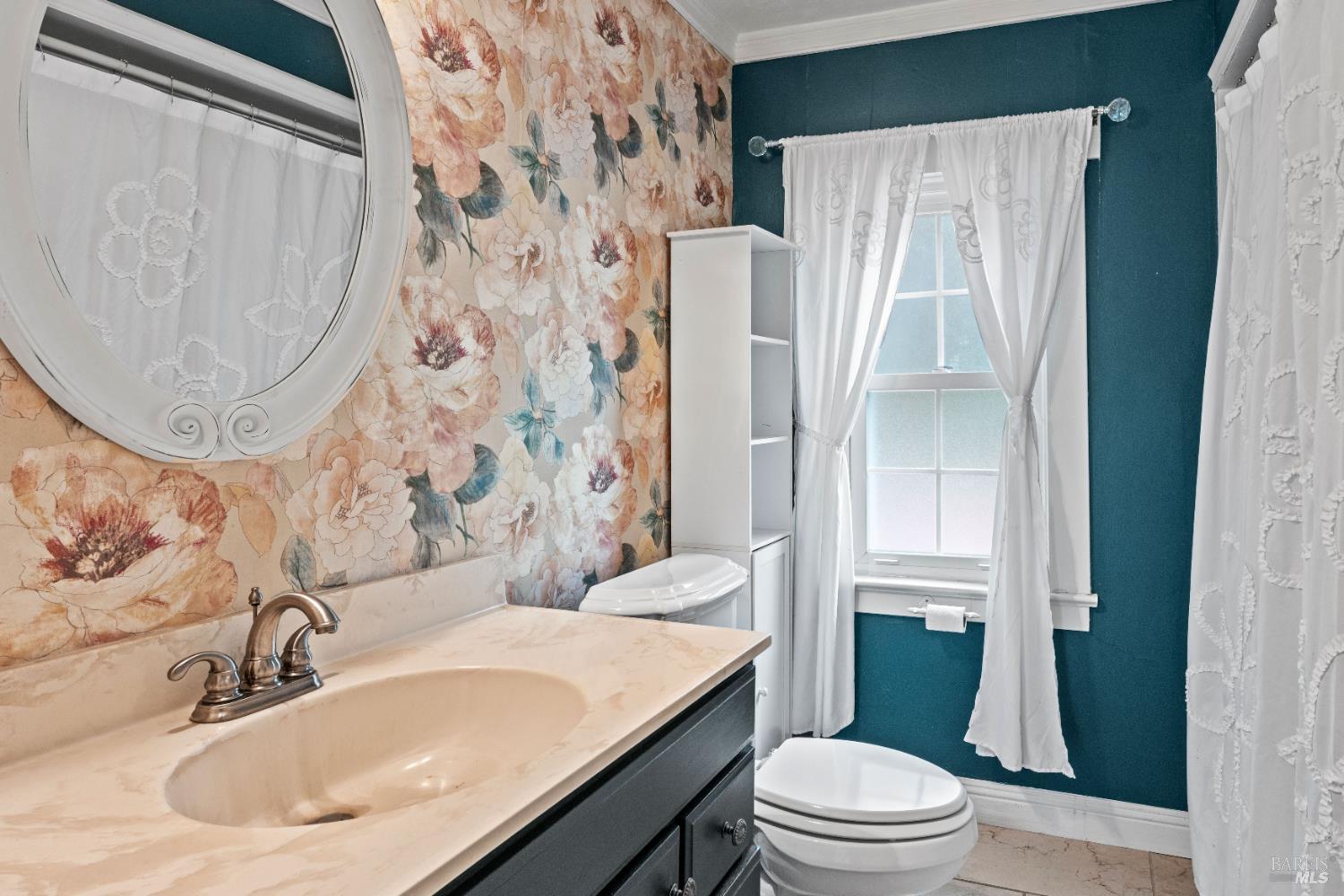 84 School Street Willits, CA 95490 - Photo 10 of 37 a bathroom with a sink toilet and shower