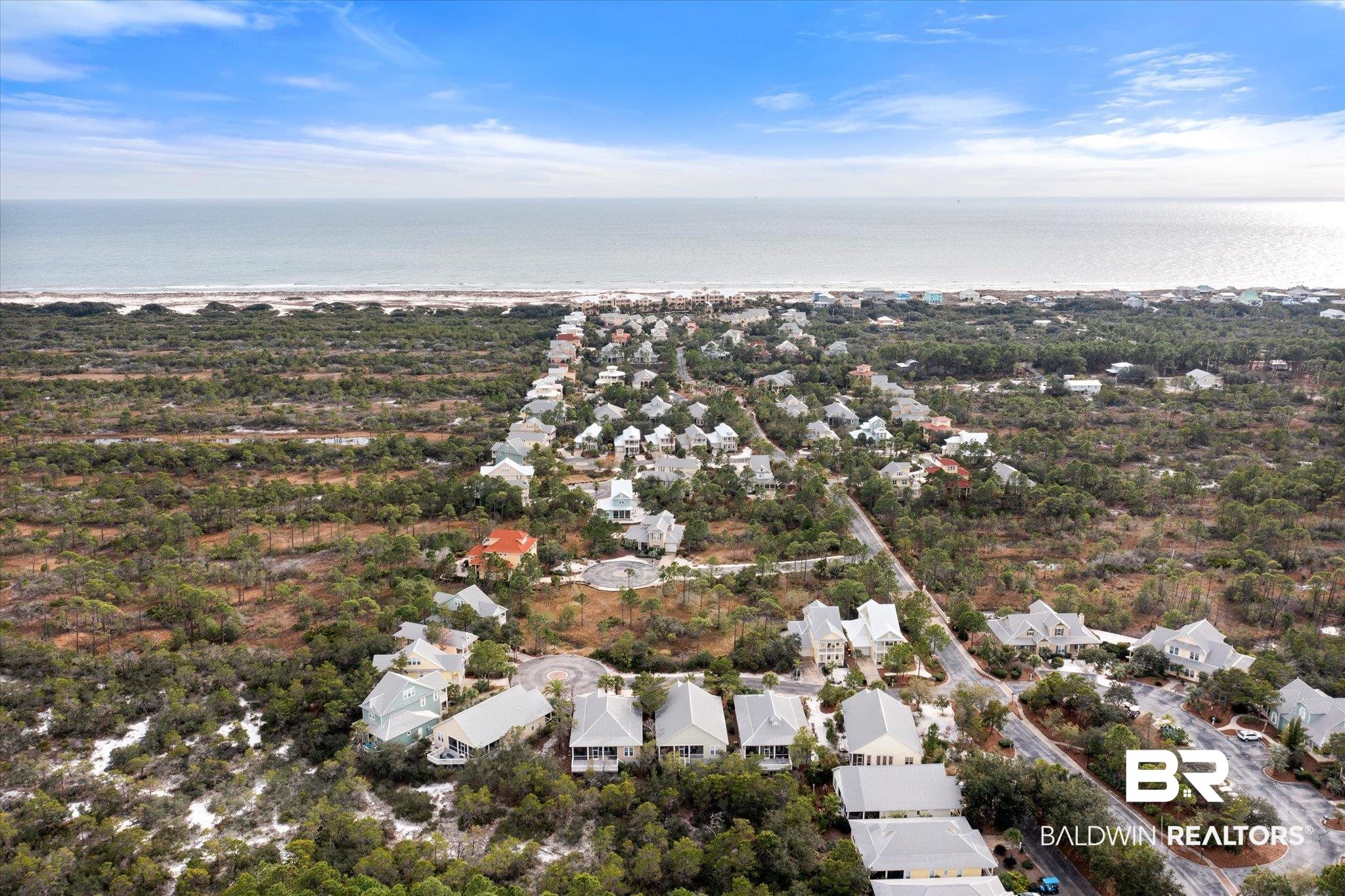 9259 Genipa Way Gulf Shores, AL 36542 - Photo 60 of 72 Aerial view featuring a water view