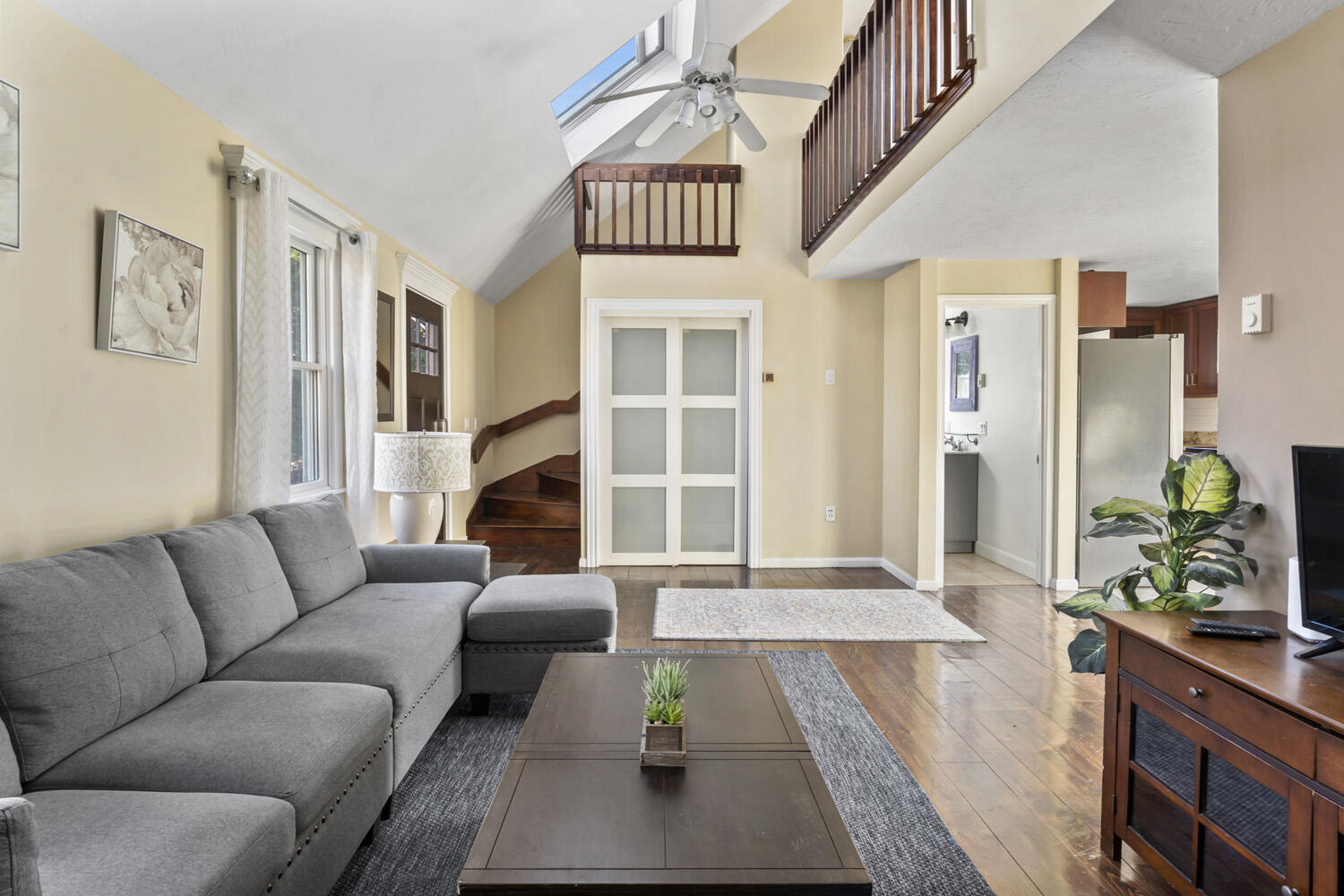 60 Saddle Club Road Edgartown, MA 02539 - Photo 6 of 20 a living room with furniture fireplace and wooden floor