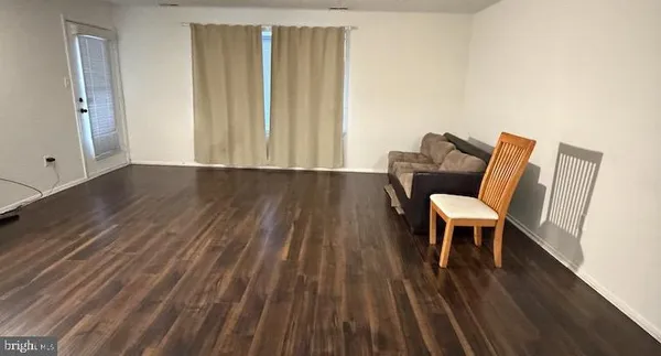 a chair and a table in a room