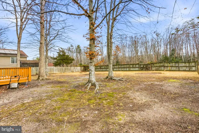 a view of a yard with swimming pool