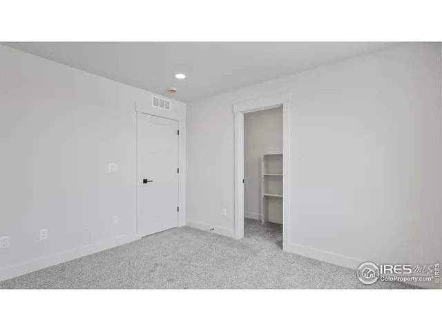 a open hall with a bench