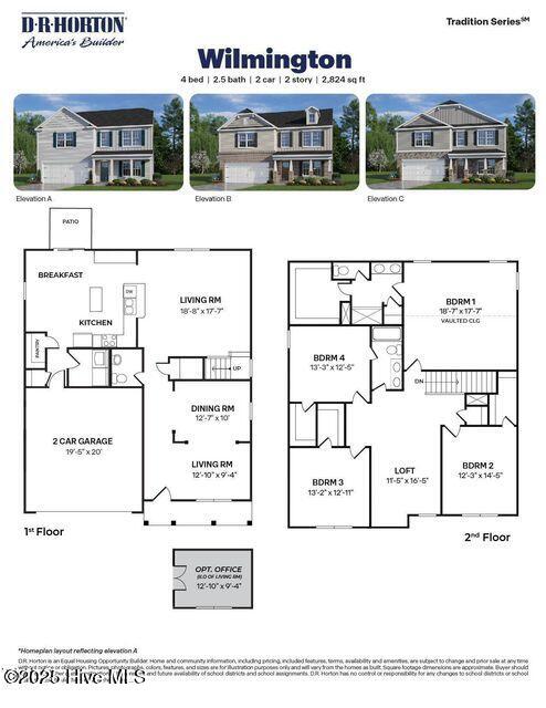 1015 Minnette Circle New Bern, NC 28562 - Photo 29 of 30 Wilmington Floor Plan