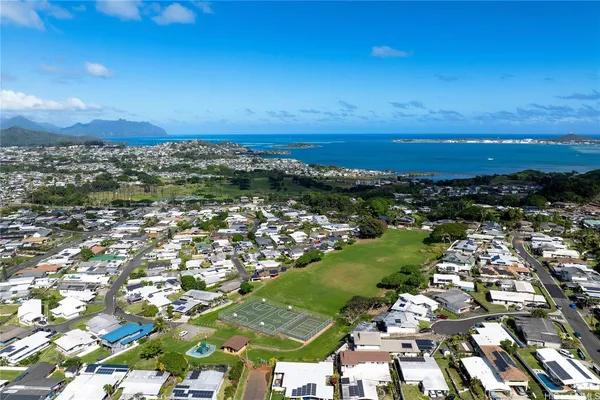 a view of city and ocean