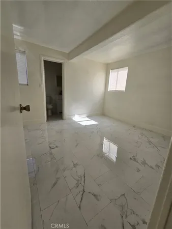 a view of a room with an empty space