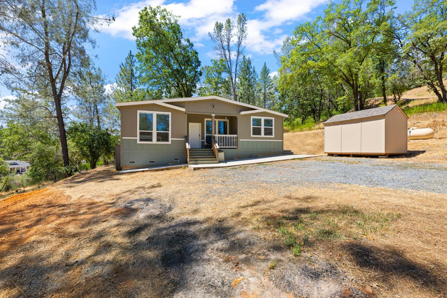 330 Applegate School Road Applegate, CA 95703 - Photo 1 of 1 a front view of a house with a yard