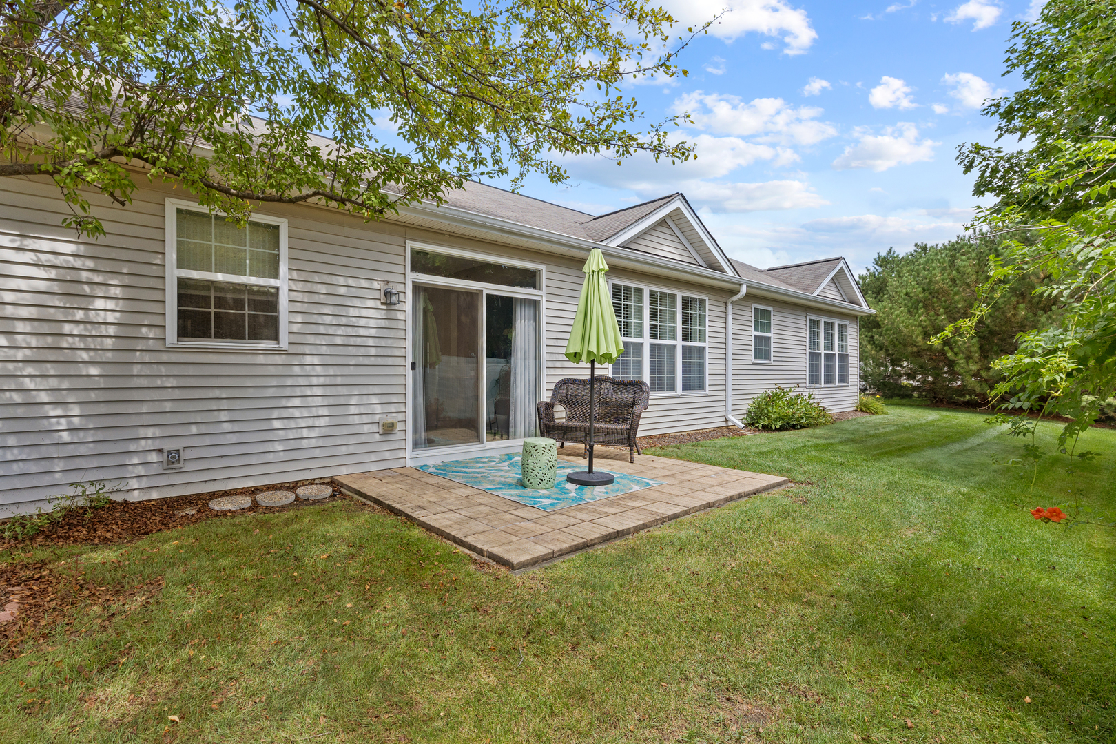 13517 Hemlock Road Huntley, IL 60142 - Photo 20 of 22 a view of a house with a patio
