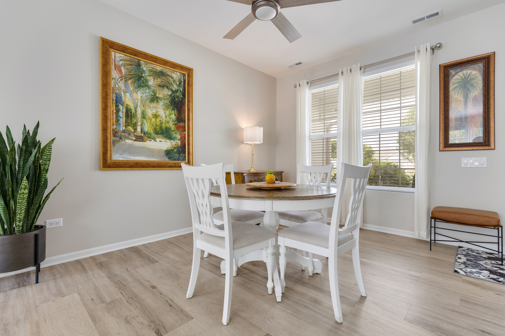 13517 Hemlock Road Huntley, IL 60142 - Photo 3 of 22 a view of a dining room with furniture window and wooden floor