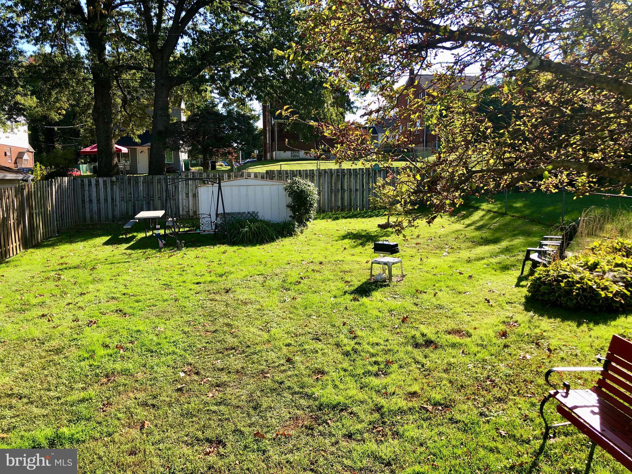 4425 Raspe Avenue Baltimore, MD 21206 - Photo 26 of 33 Large fenced in rear yard with shed