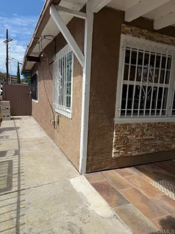 a front view of a house with a garage