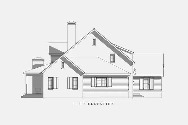 a black and white photo of a house