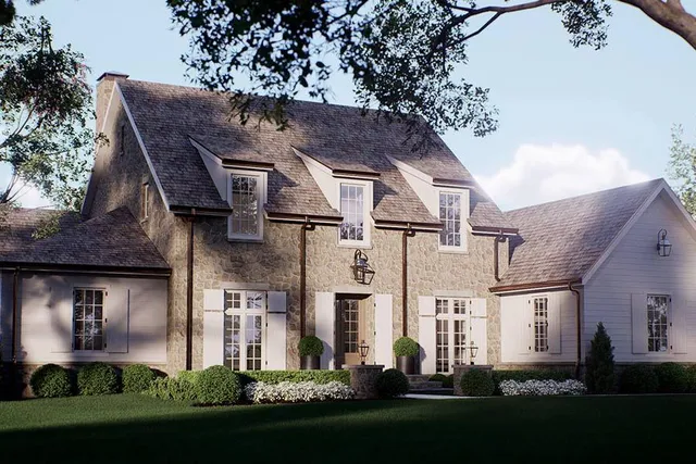 front view of house with a yard