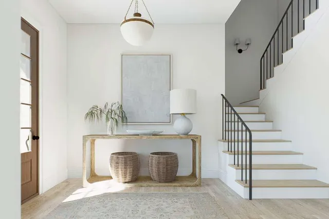 a view of entryway and hall