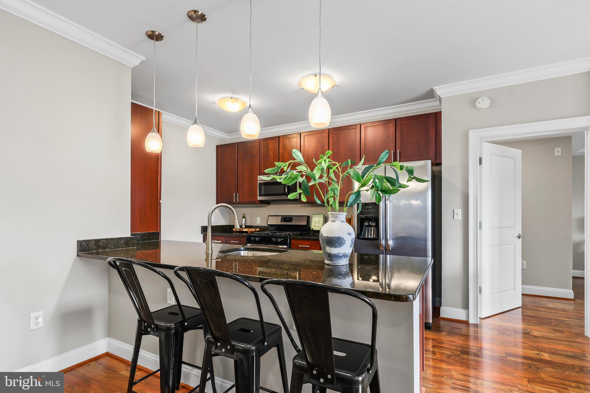 6301 Edsall Road, Unit 407 Alexandria, VA 22312 - Photo 4 of 42 Breakfast Bar for Entertaining