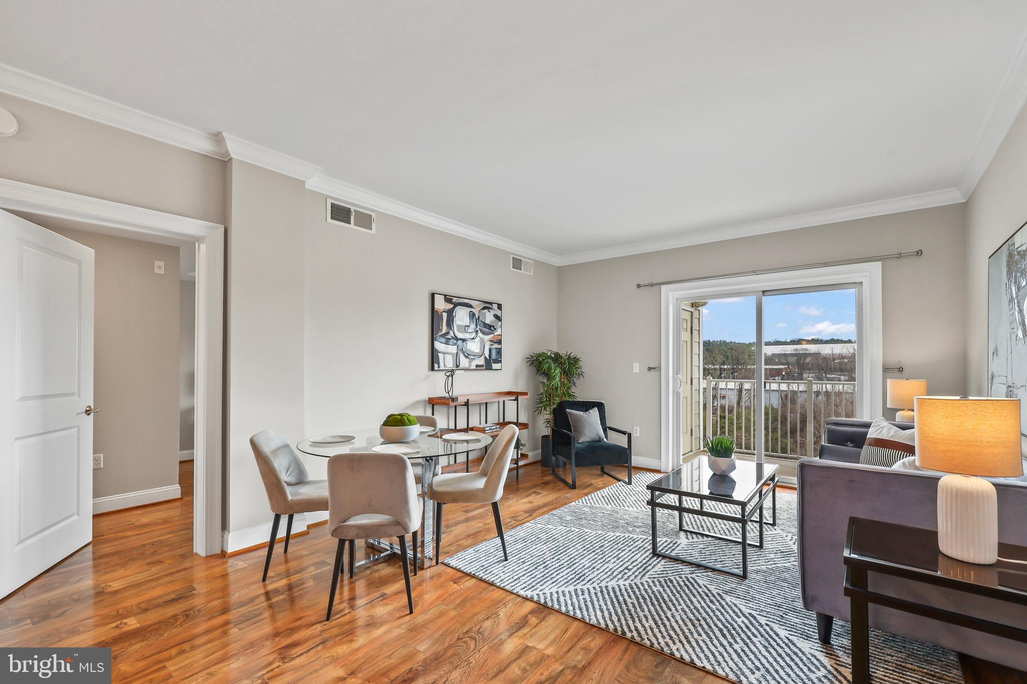 6301 Edsall Road, Unit 407 Alexandria, VA 22312 - Photo 7 of 42 Living and Dining Space
