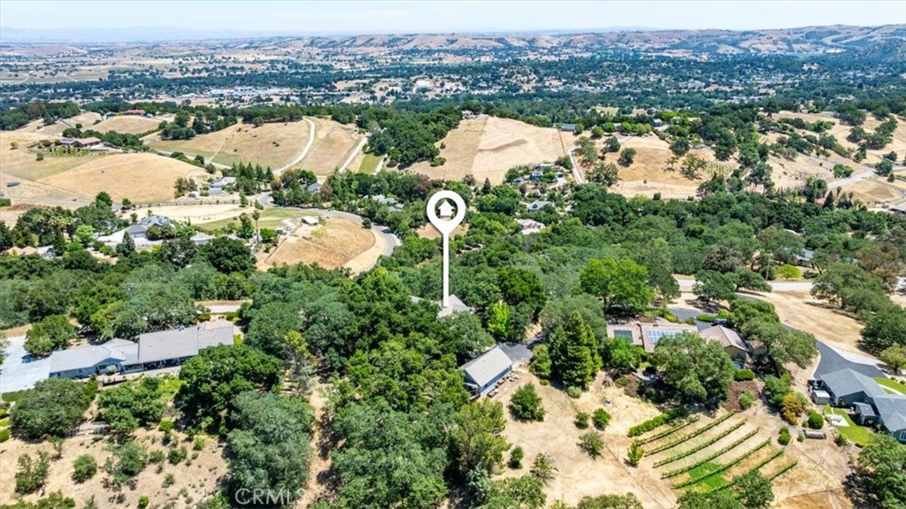 12355 Santa Ana Road Atascadero, CA 93422 - Photo 57 of 57 an aerial view of lake residential house and outdoor space