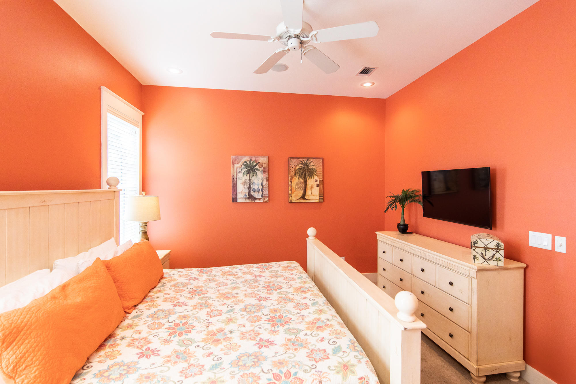 49 Endless Summer Way East Inlet Beach, FL 32461 - Photo 14 of 40 a bedroom with a bed and a flat screen tv