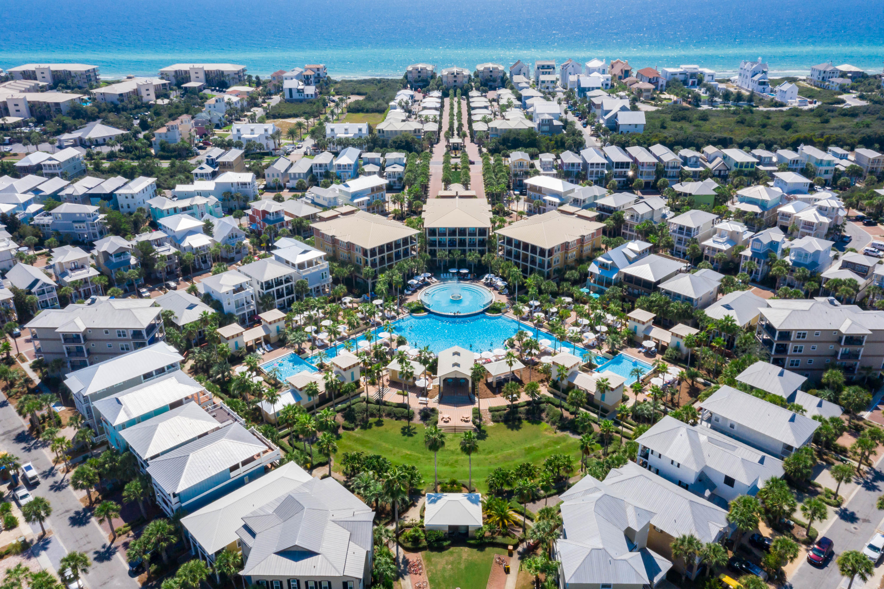 49 Endless Summer Way East Inlet Beach, FL 32461 - Photo 35 of 40 an aerial view of residential houses with outdoor space